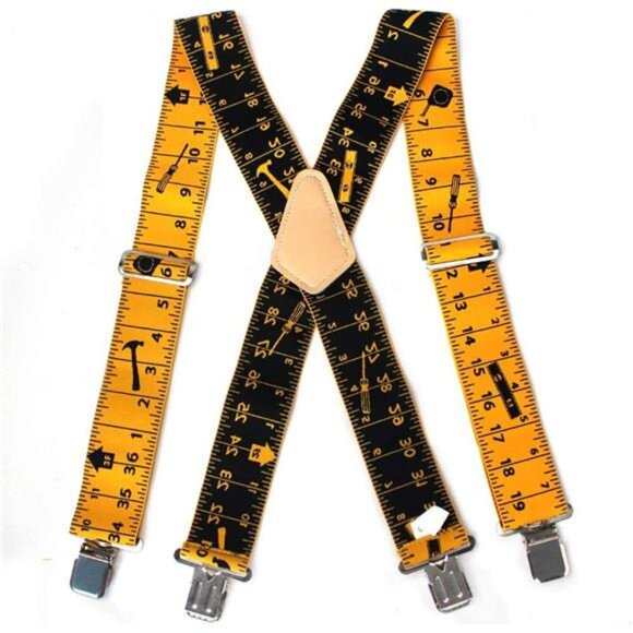 Mens Suspenders 2" Wide Adjustable and Elastic Braces X Shape with Very Strong - Picture 2 of 7